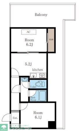 プラザ仲町台センターの物件間取画像